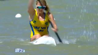 2017 ICF World Cup 2 in Szeged, Hungary, Woman's K-1 200m Semi-Final 3. HD