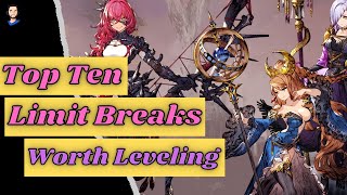 TOP 10 Limited Breaks to Level in War of the Visions.  All WoTV LB's are not made equal.