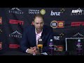 Petteri Koponen press conference vs Illawarra Hawks - Round 10, NBL25