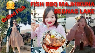 THE BEST FISH BBQ ll MAJHIKUNA BEGNAS LAKE ll  FAMOUS BBQ GRILLED FISH ll BIMALA RANA MAGAR