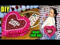 HOW TO MAKE A VINTAGE HEART CAKE HANDBAG || Lucykiins