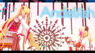 【MMD】ごんごんともっちーでエンゼルフィッシュ