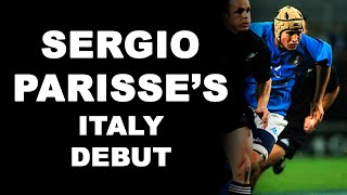 Sergio Parisse's Italy Debut