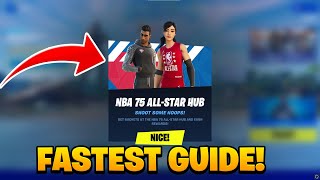 How To COMPLETE NBA 75 ALL STAR HUB CHALLENGES in Fortnite! (NBA 75 Quests Guide)