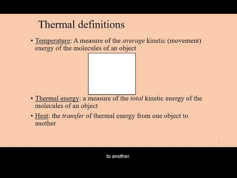 Thermodynamics: Basic Vocabulary - YouTube