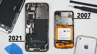 1st Apple iPhone VS 13 Pro Teardown