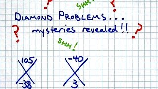 Solve Diamond Problems with the Quadratic Formula
