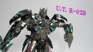 【TF非正規玩具レビュー】 海外の変形玩具　ユニークトイズ R-02B デストロイヤー（BLACK CHALLENGER）／ UNIQUE TOYS R-02B DESTROYER