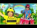 BUG SONG FOR KIDS | Body Parts Exercise and Dance with Ryan ToysReview!