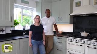 Video Testimonial of Nero Stella Quartz Worktops in Hertford