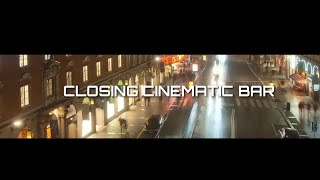 Opening and Closing cinematic bar effects in kinemaster