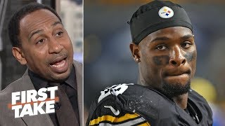 Le'Veon Bell's deal with Jets means goal with holdout was unsuccessful - Stephen A. | First Take