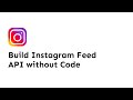 Build Instagram API without any code and Backend - NoCodeAPI