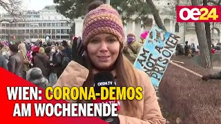 Illegale Corona-Demos am Wochenende in Wien