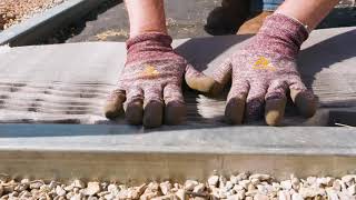 Laying Gravel in a Ground Grid