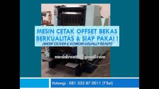 Mesin Cetak, Jual Mesin Percetakan Offset Bekas