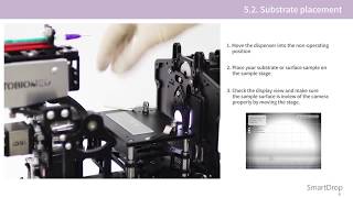SmartDrop manual_ 5.2. Substrate placement