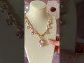 【monet garden collection】 handmade princess of lotus baroque pearl necklace handmadejewelry