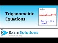 Trigonometric Equations that use the sum and difference formulae | ExamSolutions