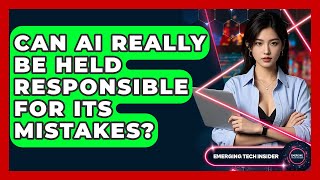 Can AI Really Be Held Responsible For Its Mistakes? - Emerging Tech Insider