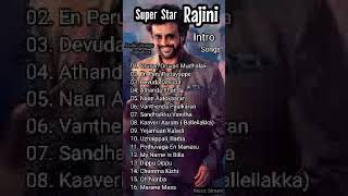 Super Star Rajinikanth Intro Songs - Rajini Evergreen Hit Tamil Songs Jukebox - Music Stream