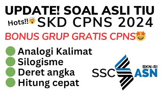 UPDATE‼️ SOAL ASLI TIU CPNS 2024, PART 3