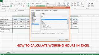 WORKING HOURS IN EXCEL (MALAYALAM)