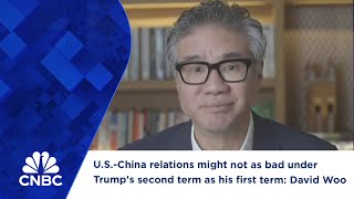 U.S.-China relations might not as bad under Trump's second term as his first term: David Woo