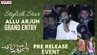 Stylish Star AlluArjun Entry | Chaavu Kaburu Challaga​​ Pre-Release Event | Kartikeya, Lavanya