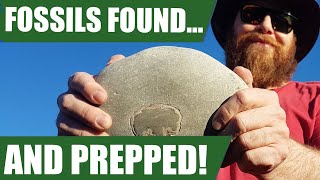 Fossil hunting and exploring - I head off to a new site, find fossils and prep them