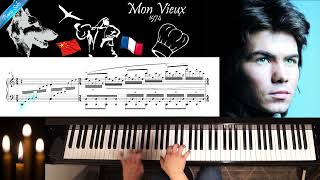 "Mon  vieux" - Daniel Guichard - piano solo cover
