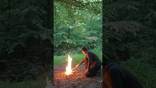 #survival #wildnature #forest #fire #ліс #виживання #природа #карпати #вогонь