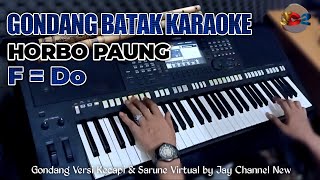 Gondang Batak - Horbo Paung, F=Do | Gondang Batak Versi Keyboard \u0026 Kecapi Sarune Virtual