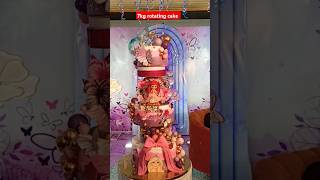 Delivered during rain through uber,7kg rotating cake,#rotatingcake,#trending ,#shorts