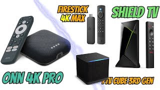 Onn 4K Pro vs The Firestick 4k Max, Nvidia Shield, Fire TV Cube BENCHMARK! Which Is More Powerful?