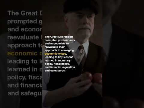What events triggered the chain of events that led to the Great Depression?