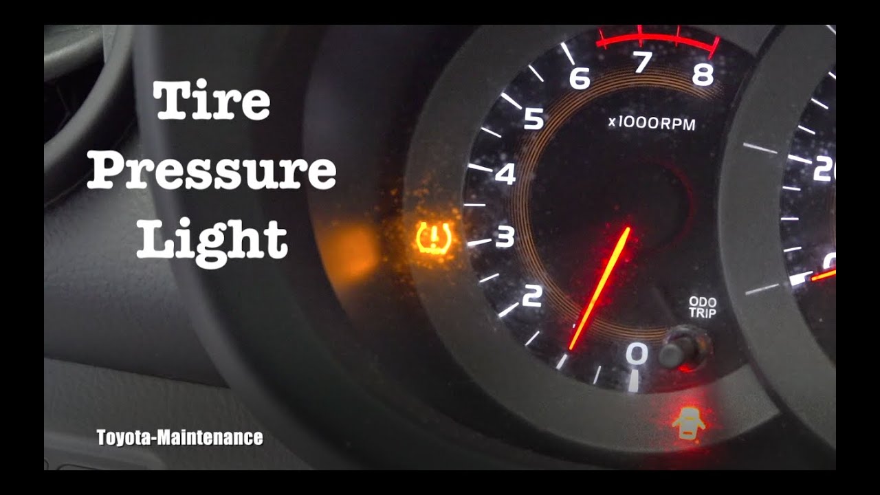 Tire Pressure Warning Light Toyota Corolla