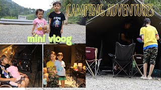 camping adventures mini vlog [ dia damo s9 tent] #3 2024-10-19- @南投上野水岸露營 nantou taiwan #camping