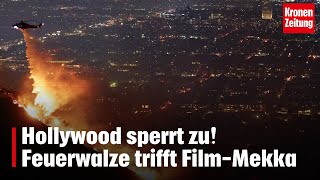 Hollywood sperrt zu! Feuerwalze trifft Film-Mekka | krone.tv NEWS