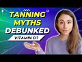 BASE TANNING & VITAMIN D MYTHS DEBUNKED 🤔 DERMATOLOGIST @DrDrayzday