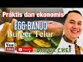 CARA MUDAH MEMBUAT BURGER TELUR/EGG BANJO #DAPURCHEF