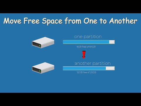 Move Free Space from One Partition to Another in Windows 10/8/7