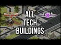 Red Alert 2 Yuri's Revenge All Tech Buildings with Mental Omega