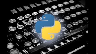 Python - Typewriter Style Animated Text Tutorial