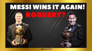 ✅ Messi Wins The Ballon D'or 2023! What About Haaland, Mbappe, Alvarez? Reactions Highlights