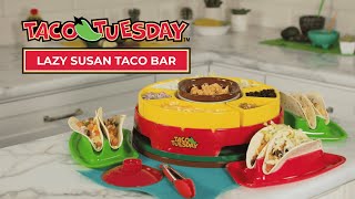 TCTLSB10 | Taco Tuesday® Lazy Susan Taco Bar