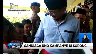 Kampanye di Sorong, Sandiaga Uno Kunjungi Pesantren