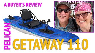 Pelican Getaway 110 HDII Pedal Kayak Review on the Mississippi River in Canada