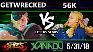 S@X 252 SFV - 56k (Karin) Vs. Ludovic (Chun-Li) - Street Fighter 5 Losers Semis