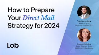 Teaser trailer: How to Prepare Your Direct Mail Strategy for 2024